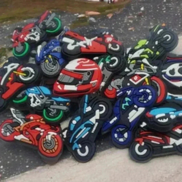 Motorcycle Croc Charms - Picture 1 of 2